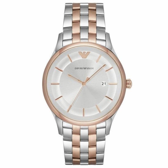 Emporio Armani AR11044 Lambda Zilveren Wijzerplaat Herenhorloge - Image 1