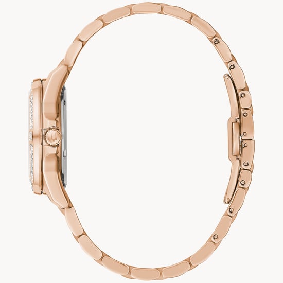 Bulova Marine Star Dames Horloge Roze Goud 98R295 - Image 2