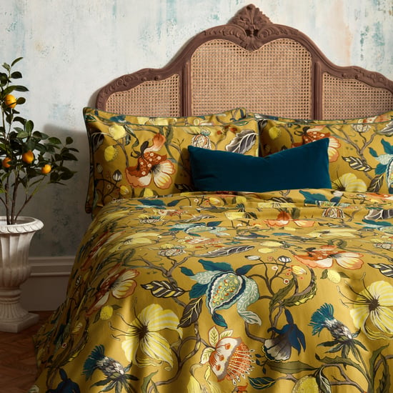 EW by Edinburgh Weavers Morton Floral Premium Cotton Sateen Duvet Cover Set