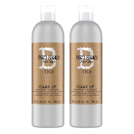 Tigi Clean Up Peppermint Hair Conditioner for Men 750ml 2pk