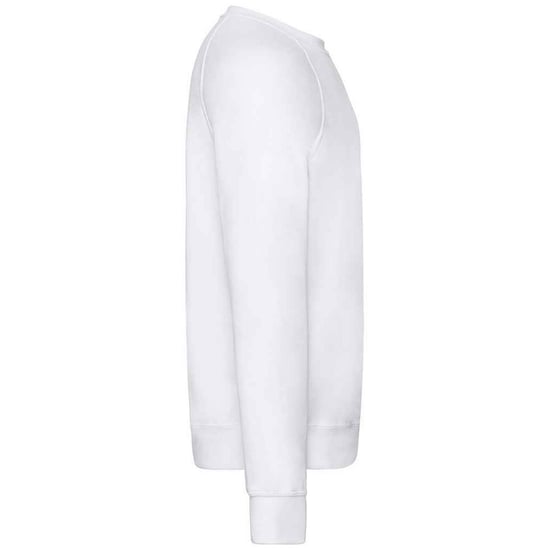 Fruit of the Loom Unisex Lichtgewicht Raglan Sweatshirt voor volwassenen (Wit) - Image 3