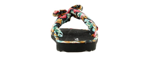 Wynsors Womens Flip Flops Kiley Slip On black floral