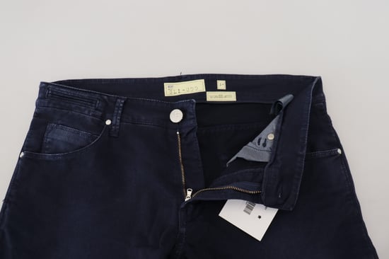 Acht Men's Blue Cotton Tapered Slim Fit Casual Denim Jeans - Image 4