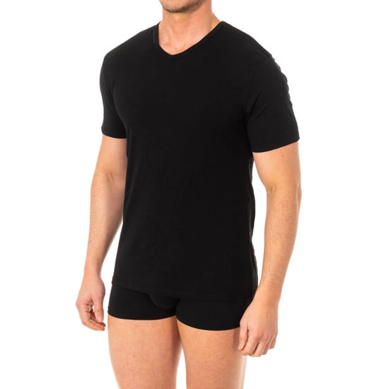 Men's short sleeve V-neck T-shirt A040X
