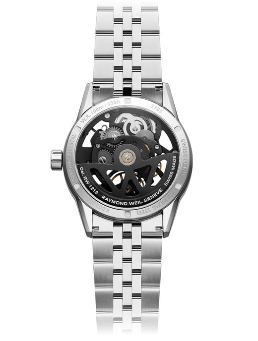 Raymond Weil Freelancer Calibre Rw1212 Skeleton Men's Silver Watch 2783-ST-50000 - Image 2