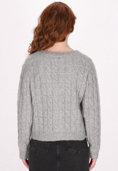 Dreimaster Vest Dames grijs melange - Image 4