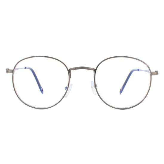 Montana Round Gunmetal Grey Unisex Women Glasses Frames