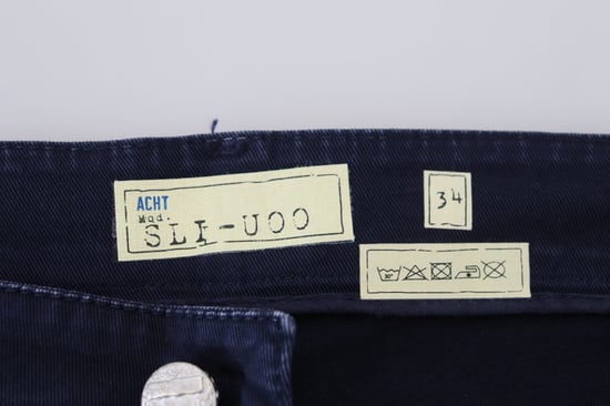 Acht Men's Blue Cotton Tapered Slim Fit Casual Denim Jeans - Image 5