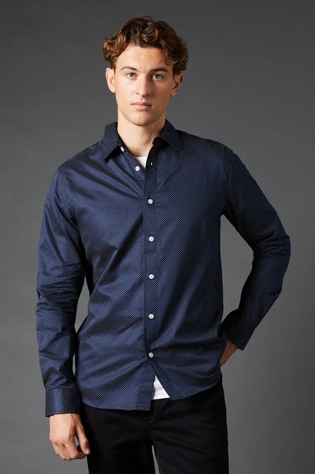 Polka Dot Long Sleeve Shirt - Image 1