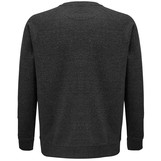 SOLS Unisex Adult Space Organic Raglan Sweatshirt (Houtskool mergel) - Image 2