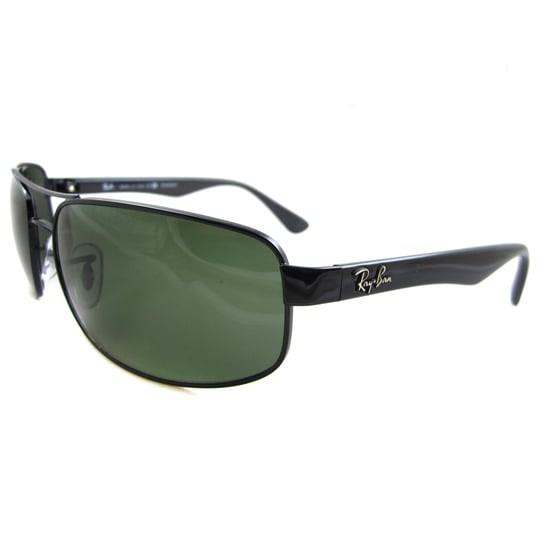Rayban Sunglasses 3445 Black Green Polarized 002/58 64mm
