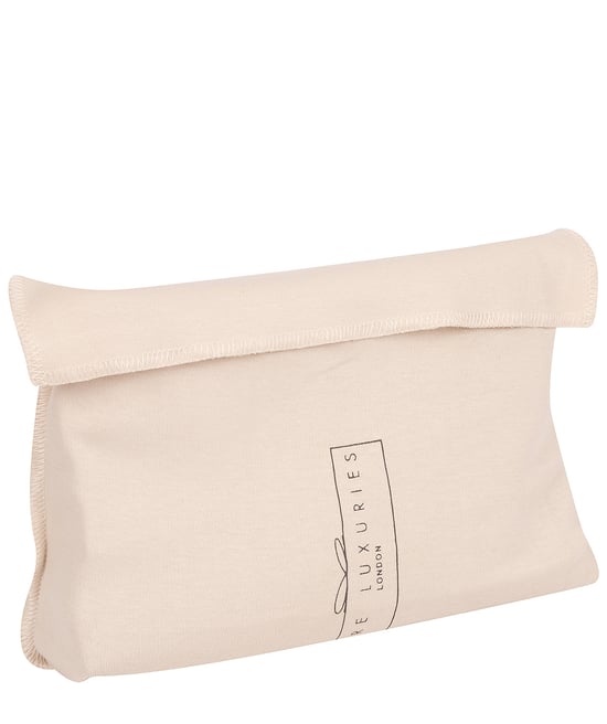 'Theydon' Black Leather Make-Up Bag