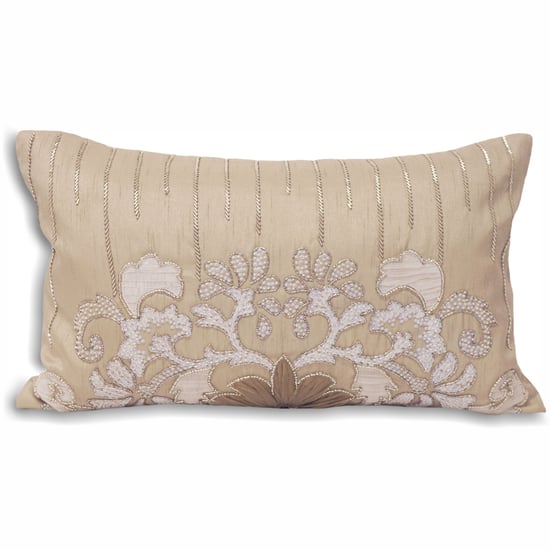Paoletti Genevieve Embroidered Floral Cushion Cover