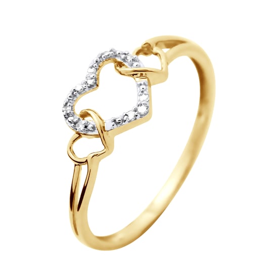 DIADEMA - Ring - Prestige Jewelery - Heart - Yellow Gold
