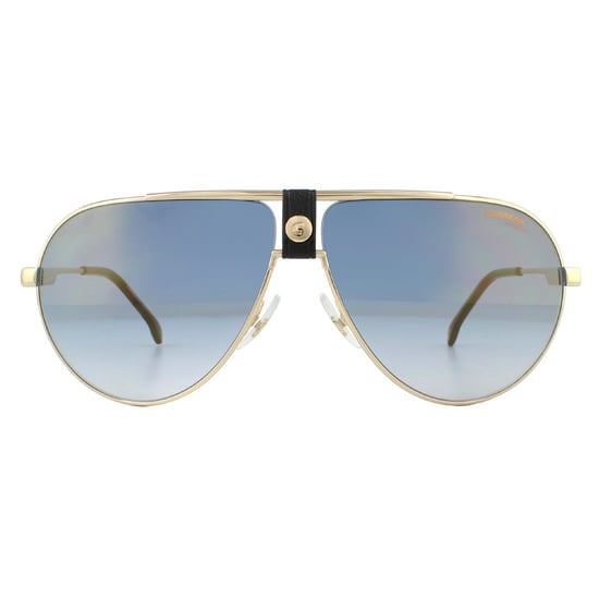 Carrera Sunglasses 1033/S 2M2 1V Black Gold Blue Gold Gradient Mirror