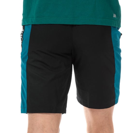 Men's Lacoste Signature Bands Bicolour Shorts in Black - Image 2