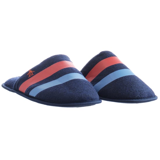 Penguin Benny Mens Blue Slippers - Image 1