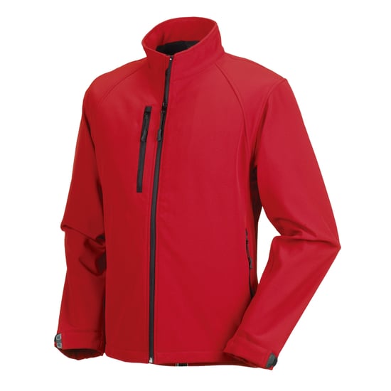 Russell Mens Water Resistant & Windproof Softshell Jacket (Classic Red) - Image 1