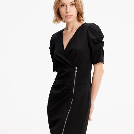 Jersey -jurk met zipzijde - Image 3