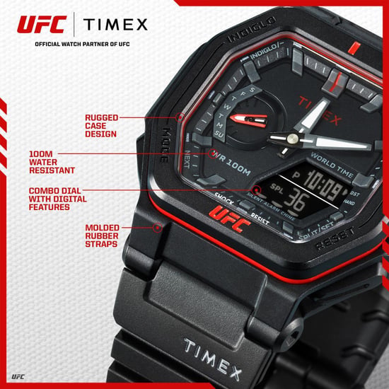 Timex Ufc Strength Men's Black Watch TW2V55200