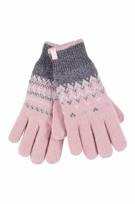 Heat Holders - Womens Nordic Fleece Lined Thermal Gloves - Image 1