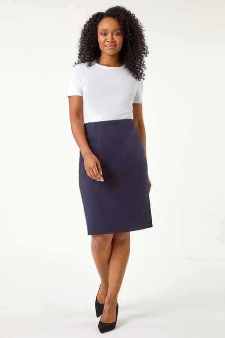 Petite Stretch Pencil Skirt