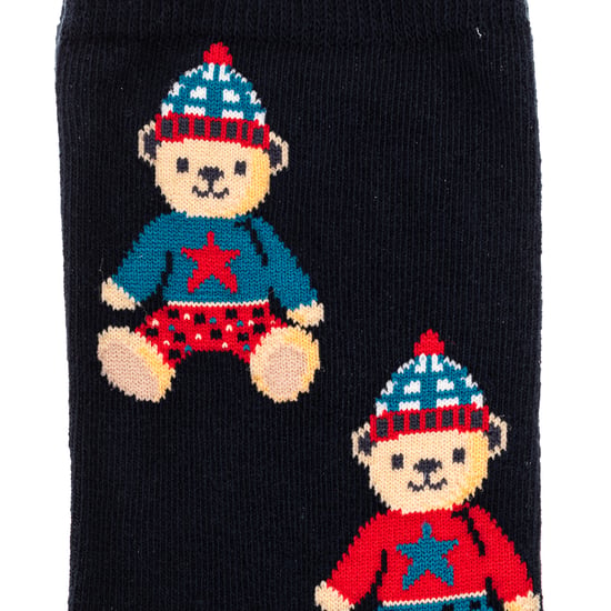 Women's high-top socks with anti-pressure cuff WJFLSFUNCH02-MULTICOLOR