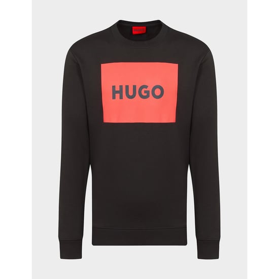 Men's Hugo Boss Cotton-Terry With Logo Sweatshirt in Black