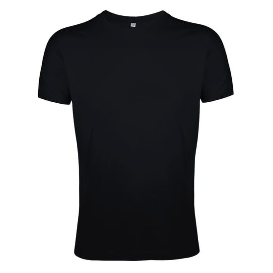 SOLS Heren Regent Slim Fit T-Shirt met korte mouwen (Diep zwart) - Image 1