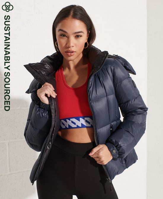 Superdry Mountain Hooded Down Jacket