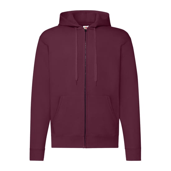 Fruit of the Loom Klassieke herenhoodie met rits (Bourgondië) - Image 1