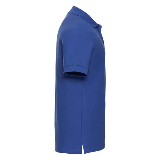 Russell Mens Ultimate Cotton Pique Polo Shirt (Bright Royal Blue) - Image 3