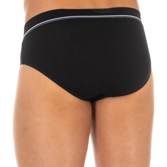 Men's anatomical front breathable fabric brief A077H