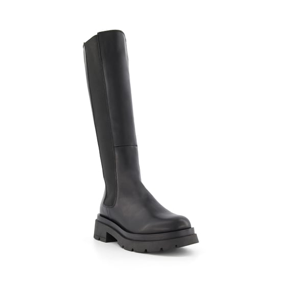 Dune Ladies TEMPAS Chunky-Sole Leather Knee-High Boots Tempas - Image 1