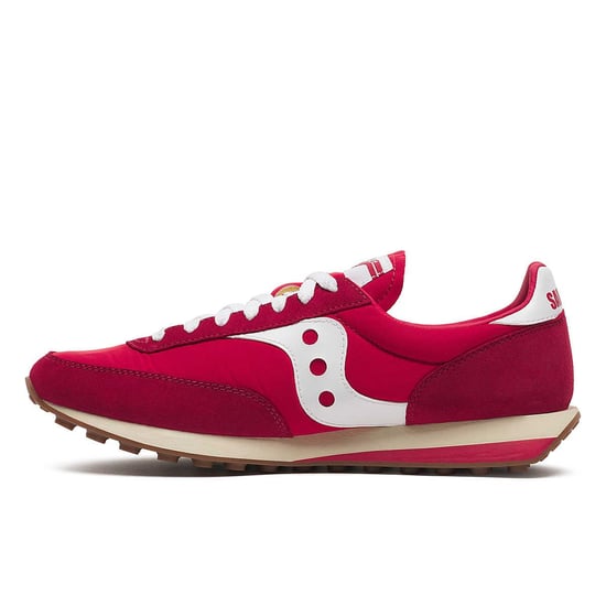 Saucony Trainer 80 Red/White Trainers - Image 3