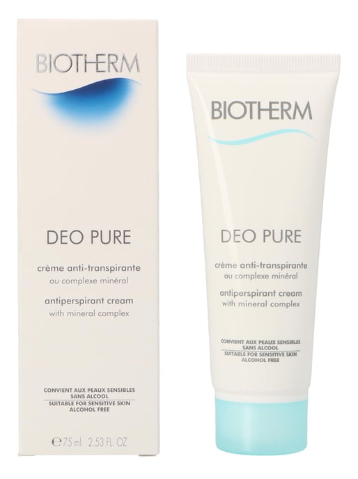 Biotherm Deo Pure Antiperspirant Cream 75ml - Image 1