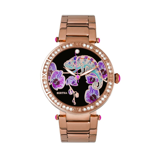 Bertha Camilla Mother-Of-Pearl Bracelet Watch