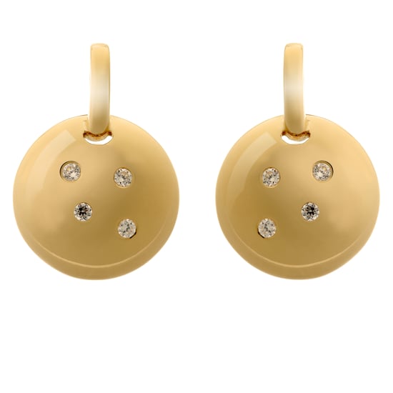 Orphelia 'Linn' Women's 925 Sterling Silver Set: Chain-Pendant + Earrings - Gold SET-7130/G