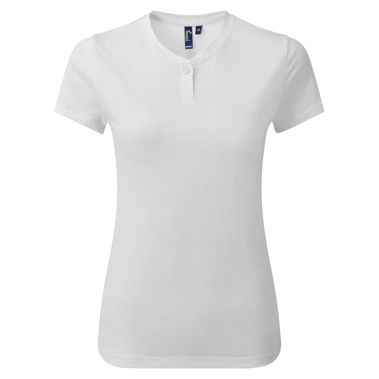 Premier Dames/dames Comis Duurzaam T-shirt (Wit) - Image 1