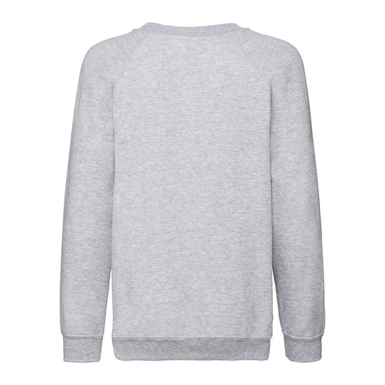 Fruit of the Loom Kinder Unisex Trui Met Raglan Mouwen (2 stuks) (Heather Grijs) - Image 2