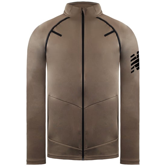 New Balance Tenacity Mens Brown Track Jacket - Image 1