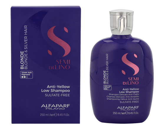Alfaparf Semi Di Lino Anti-Yellow Low Shampoo250 ml. - Image 1