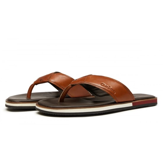 Oliver Sweeney Saltash Leather Mens Flip Flops - Image 1