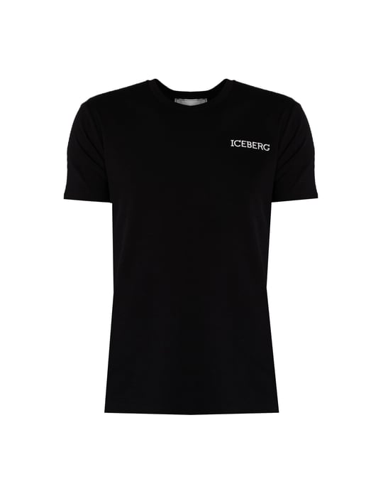 Iceberg T-Shirt C-Neck Men's Black - Image 1