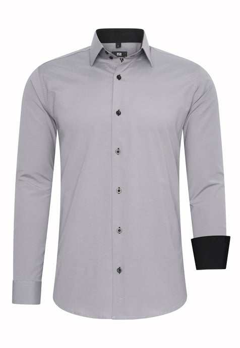 Rusty Neal Overhemden Overhemd Slim Fit Grijs - Image 1
