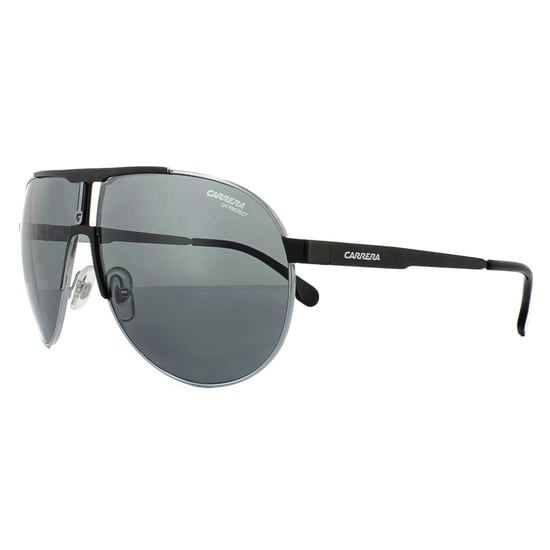 Carrera Aviator unisex ruthenium mat zwart grijze blauwe zonnebril - Image 2