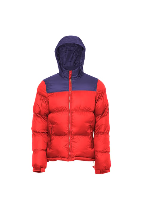 Mo Gewatteerd gewatteerd jack Heren rood marine - Image 1