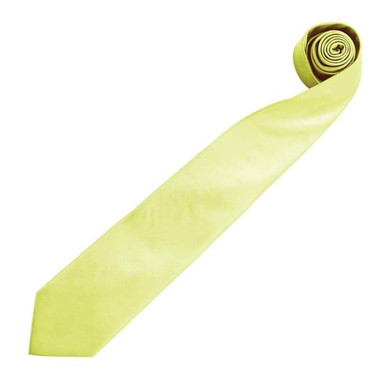Premier Heren “Kleuren” Effen Mode / Zakelijk Stropdas (Limoen) - Image 2