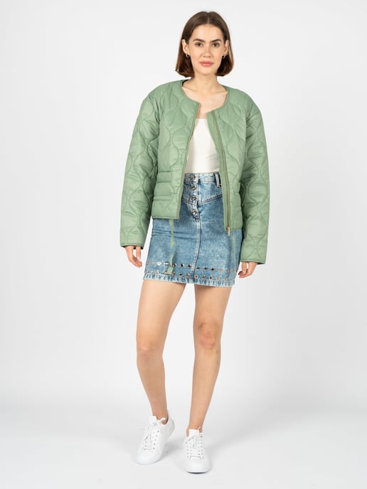 Silvian Heach Jacket Woman's Green - Image 5