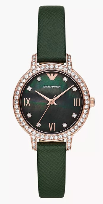 Emporio Armani Cleo Women's Green Watch AR11577
